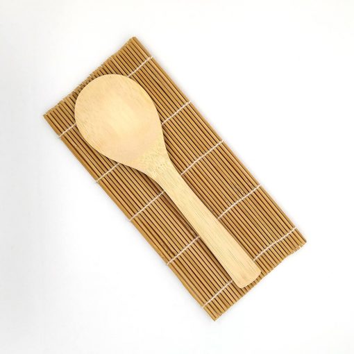 Bamboo Sushi Mat and Rice Paddle