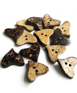 18mm Heart Coconut Button