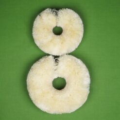 Sisal body brush comfort and compact circular size comparison