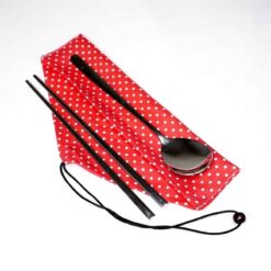 Steel Chopsticks and Spoon