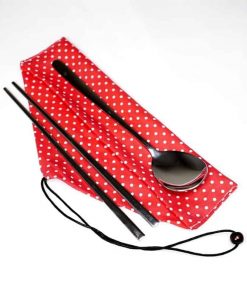 Steel Chopsticks and Spoon