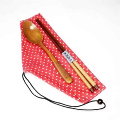 Wooden Chopstick & Spoon set