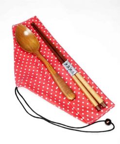 Wooden Chopstick & Spoon set
