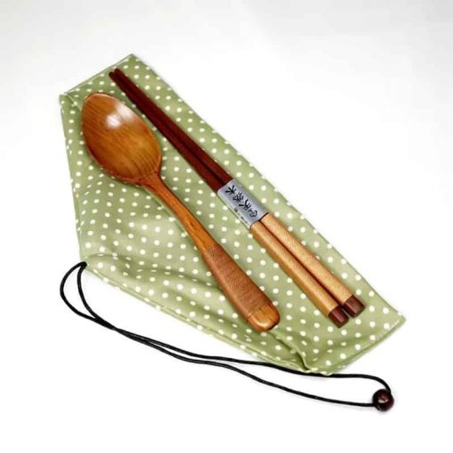 Wooden Chopstick & Spoon set