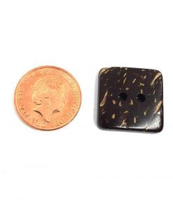 17mm Square Coconut button