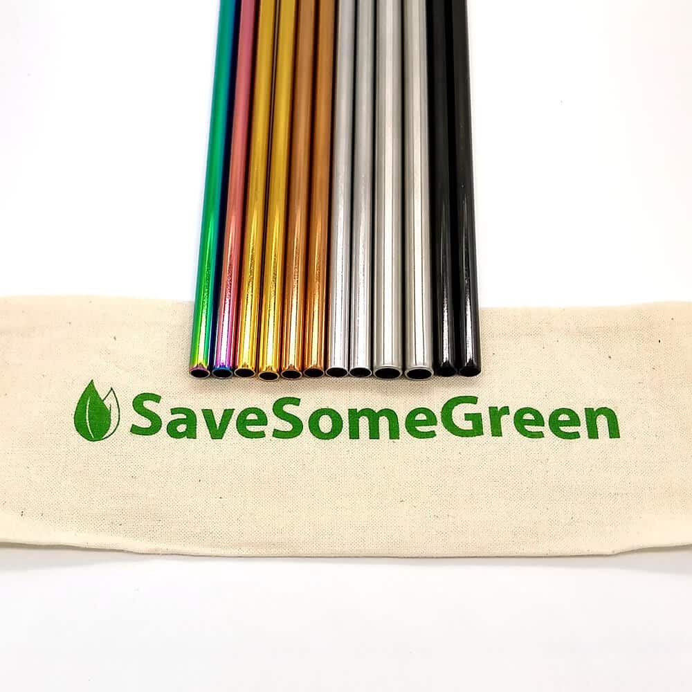 Stainless Steel Drinking Straws Singles Save Some Green
