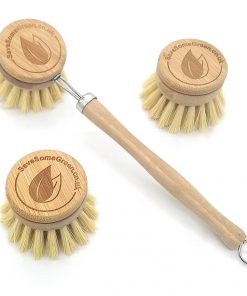 Bamboo Washing Up Brush 5cm