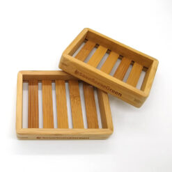 Save Some Green bamboo soap racks with draining slats for keeping soap bars dry
