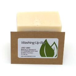 uno washing up soap bar packaging plastic free dishwashing soap
