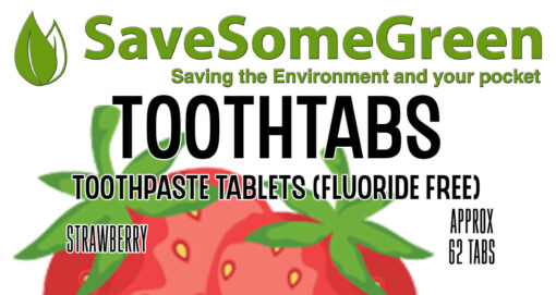 Fluoride Free Strawberry Toothabs