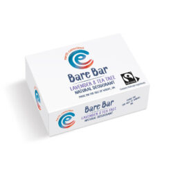 Earth Conscious natural deodorant bar lavender and tea tree packaging plastic free aluminium free