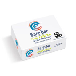 Earth Conscious natural deodorant bar lemon and rosemary packaging plastic free aluminium free