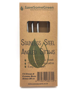 4 Pack Steel Straws