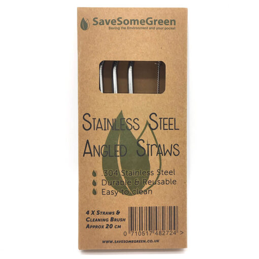 4 Pack Steel Straws
