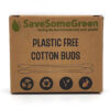Bamboo cotton buds in recyclable Save Some Green cardboard box packaging