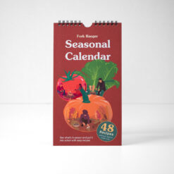 Fork Ranger Seasonal Calendar cover standing upright against a plain white background