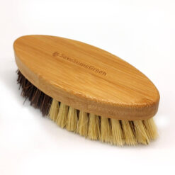 Bamboo veg brush with sisal and tampico bristles – plastic free kitchen brush
