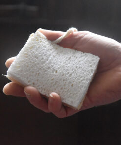 Cellulose Sponge with Loofah Scrub Pad